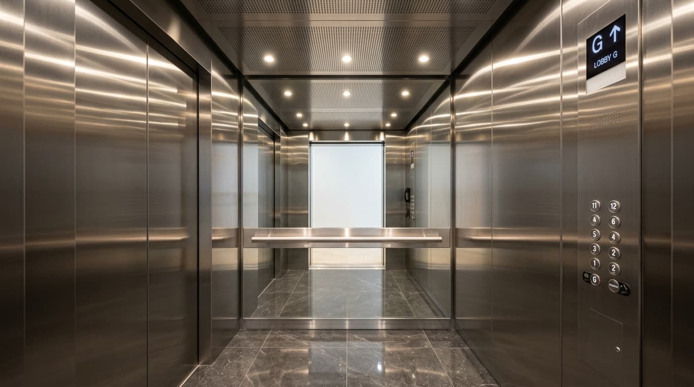 Elevator Cleaning cabine interieur